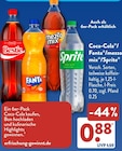 Coca Cola im ALDI SÜD Prospekt Coca-Cola®/ Fanta®/mezzo mix®/Sprite® von Coca-Cola im aktuellen ALDI SÜD Prospekt für 0,88 €