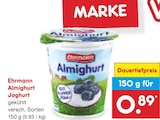 Almighurt Joghurt von Ehrmann für 0,89 € bei Netto Marken-Discount im Angebot Almighurt Joghurt von Ehrmann im aktuellen Netto Marken-Discount Prospekt