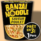 Nouilles Instantanées Saveur Poulet - Banzai Noodle en promo à 2,44 € chez Netto Nouilles Instantanées Saveur Poulet - Banzai Noodle dans le catalogue Netto