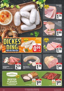Weißwurst im aktuellen E center Prospekt (Erlangen) Weißwurst im E center Prospekt "Wir lieben Lebensmittel!" mit 28 Seiten (Erlangen)