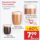 Doppelwandige Thermogläser Angebote von GOURMETMAXX bei Netto Marken-Discount Neubrandenburg für 7,99 €