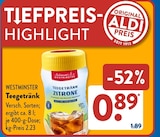 Teetränk Zitrone von Westminster für 0,89 € bei ALDI SÜD im Angebot Teetränk Zitrone von Westminster im aktuellen ALDI SÜD Prospekt