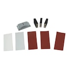 Kit de poncage 64 pcs pour bois et peinture 24,5x10,5 cm - Brico Dépôt à Carcassonne Kit de poncage 64 pcs pour bois et peinture 24,5x10,5 cm en promo chez Brico Dépôt Carcassonne à 7,00 €