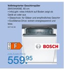 Vollintegrierter Geschirrspüler Angebote von Bosch bei Möbel AS Ettlingen für 559,95 €