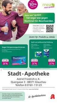 Aktueller mea - meine apotheke Prospekt "Unsere September-Angebote" für Meerane Aktueller mea - meine apotheke Prospekt für Meerane mit Seiten