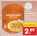 Premium Fertiggerichte von GENUSS WELT für 2,89 € bei Netto Marken-Discount im Angebot Premium Fertiggerichte von GENUSS WELT im aktuellen Netto Marken-Discount Prospekt
