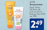 Sonnencreme LSF 30 von LACURA im aktuellen ALDI SÜD Prospekt für 2,49 €