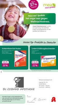 Aktueller mea - meine apotheke Prospekt "Unsere Dezember-Angebote" Seite 1 von 4 Seiten für Neuss