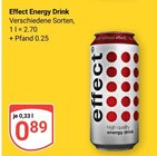 Aktuelle Energydrink Angebote bei GLOBUS in Neuwied Aktuelles Effect Energy Drink Angebot bei GLOBUS in Neuwied ab 0,89 €