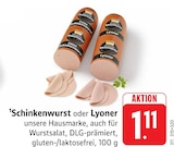 EDEKA - Schinkenwurst Angebot im Prospekt Schinkenwurst bei EDEKA im Prospekt "" für 1,11 €