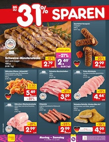 Fleisch im aktuellen Netto Marken-Discount Prospekt (Hamm) Fleisch im Netto Marken-Discount Prospekt "Aktuelle Angebote" mit 68 Seiten (Hamm)