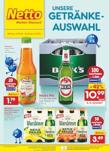 Warsteiner im aktuellen Netto Marken-Discount Prospekt (Wismar) Warsteiner im Netto Marken-Discount Prospekt "Aktuelle Angebote" mit 63 Seiten (Wismar)