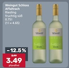 Riesling fruchtig süß im Angebot bei Getränke König in Augsburg Riesling fruchtig süß Angebote von Weingut Schloss Affaltrach bei Getränke König Augsburg für 3,49 €