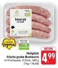 Aktuelle Bratwurst Angebote bei EDEKA in Heidelberg Aktuelles frische grobe Bratwurst Angebot bei EDEKA in Heidelberg ab 4,99 €