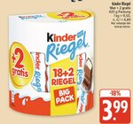 Kinder Riegel bei nah und gut im Regis-Breitingen Prospekt für 3,99 €