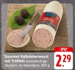 Gourmet Kalbsleberwurst mit Trüffeln Angebote von Dietz bei E center Trier für 2,29 €