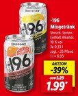 Aktuelle Spirituosen Angebote bei Lidl in Reutlingen Aktuelles -196 Mixgetränk Angebot bei Lidl in Reutlingen ab 1,99 €