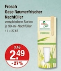 Oase Raumerfrischer Nachfüller von Frosch im aktuellen V-Markt Prospekt für 2,49 €