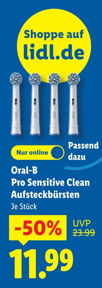 Pro Sensitive Clean Aufsteckbürsten