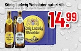Weissbier naturtrüb Angebote von König Ludwig bei Trinkgut Bad Homburg für 14,99 €