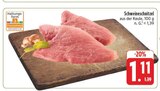 Aktuelles Schweineschnitzel Angebot bei EDEKA in Fürth ab 1,11 €