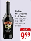 the Original Irish Cream Angebote von Baileys bei E center Leinfelden-Echterdingen für 9,99 €