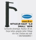Mitigeur haut 'ILO Small' noir - Rousseau en promo chez Brico Cash Argenteuil