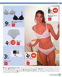 Offre Culotte Femme dans le catalogue E.Leclerc du moment à la page 43