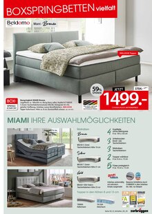 Boxspringbett im Zurbrüggen Prospekt "SCHLAFEN SPEZIAL" mit 12 Seiten (Essen)