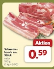 Schweinebauch am Stück Angebote bei combi Dülmen für 0,59 €