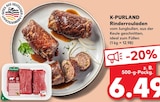 Rinderrouladen im Angebot bei Kaufland in Heilbronn Rinderrouladen Angebote von K-PURLAND bei Kaufland Heilbronn für 6,49 €