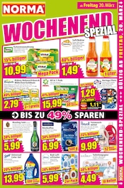 Aktueller Norma Prospekt mit Toilettenpapier, "Mehr fürs Geld", Seite 17