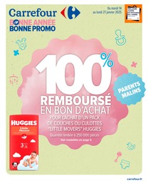 Prospectus Supermarchés Carrefour en cours, BONNE ANNÉE BONNE PROMO, 44 pages, 14/01/2025 - 27/01/2025 Catalogue Supermarchés Carrefour en cours à Laroquebrou et alentours, BONNE ANNÉE BONNE PROMO, 44 pages, 14/01/2025 - 27/01/2025
