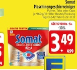 Maschinengeschirrreiniger von Somat im aktuellen EDEKA Prospekt für 3,49 €