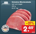 Schweine-Minutensteaks Angebote von Gut Ponholz bei Netto Marken-Discount Gera für 2,49 €