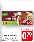Soße zu Braten Extra im Angebot bei E center in Waiblingen Soße zu Braten Extra Angebote von Knorr bei E center Waiblingen für 0,79 €