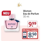Damen-Eau De Parfum im Rossmann Prospekt Woman Eau de Parfum von Mustang im aktuellen Rossmann Prospekt für 8,50 €