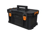 Boîte à outils en plastique vérouillable 54 cm en promo chez Brico Dépôt Boîte à outils en plastique vérouillable 54 cm dans le catalogue Brico Dépôt