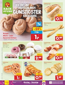 Brötchen im aktuellen Netto Marken-Discount Prospekt (Reutlingen) Brötchen im Netto Marken-Discount Prospekt "Aktuelle Angebote" mit 63 Seiten (Reutlingen)