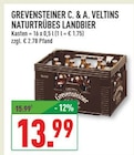 Naturtrübes Landbier Angebote von Grevensteiner C. & A. Veltins bei Marktkauf Coesfeld für 13,99 €