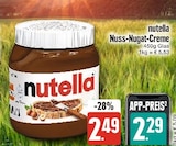 Nuss-Nugat-Creme von nutella im aktuellen E xpress Prospekt für 2,49 €