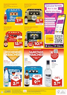 Bier im Netto Marken-Discount Prospekt "DER ORT, AN DEM DU IMMER AUSGEZEICHNETE PREISE FINDEST." mit 2 Seiten (Albstadt)