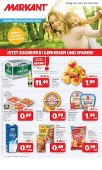 Bier im Markant Nordwest Prospekt "DER MARKT FÜR GUTES ESSEN UND TRINKEN" mit 12 Seiten (Rheda-Wiedenbrück)