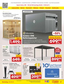 Gartenmöbel im Netto Marken-Discount Prospekt "Aktuelle Angebote" mit 60 Seiten (Paderborn)