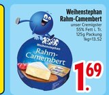 Weihenstephan im EDEKA Prospekt Rahm-Camembert von Weihenstephan im aktuellen EDEKA Prospekt für 1,69 €