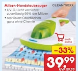 Milben-Handstaubsauger im Angebot bei Netto Marken-Discount in Essen Milben-Handstaubsauger Angebote von CLEANmaxx bei Netto Marken-Discount Essen für 39,99 €