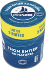 Thon entier au naturel - Petit Navire en promo chez Lidl Périgueux à 1,95 €