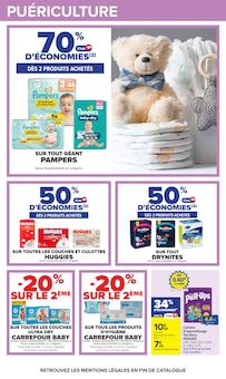 Promotion Pampers dans le prospectus Carrefour, valable du 27/10/2026 au 09/11/2026 Promo Pampers dans le catalogue Carrefour du moment à la page 54