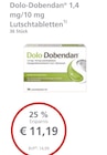 1,4 mg/10 mg Lutschtabletten bei LINDA im Swisttal Prospekt für 11,19 €