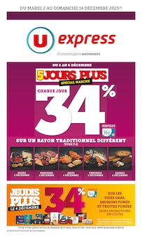 Catalogue U Express de la semaine 49, "U Express", page 1, 02/12/2025 - 14/12/2025 Prospectus U Express en cours, "U Express", page 1 sur 32